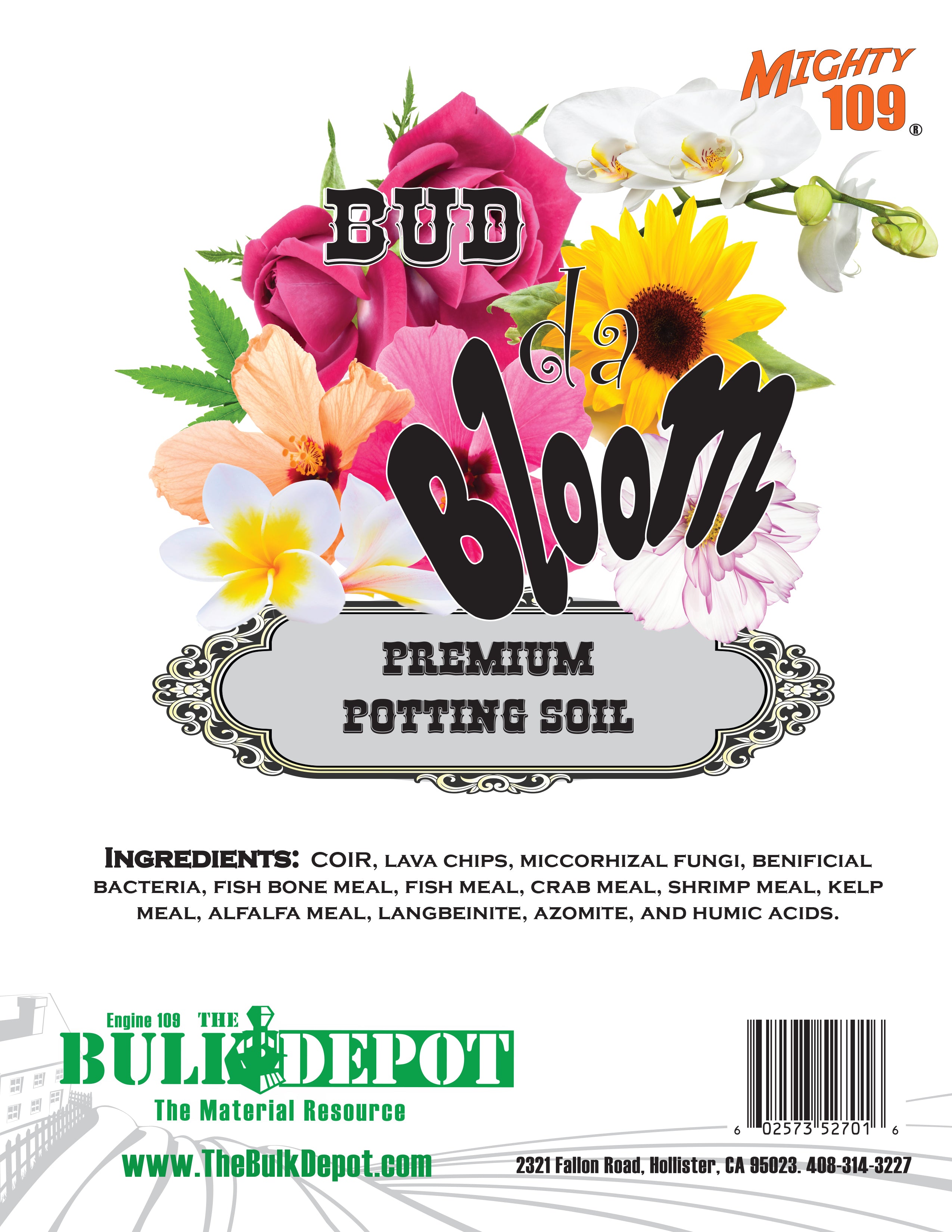 bloom potting mix Mighty 109 "Bud da Bloom" Premium Potting Soil