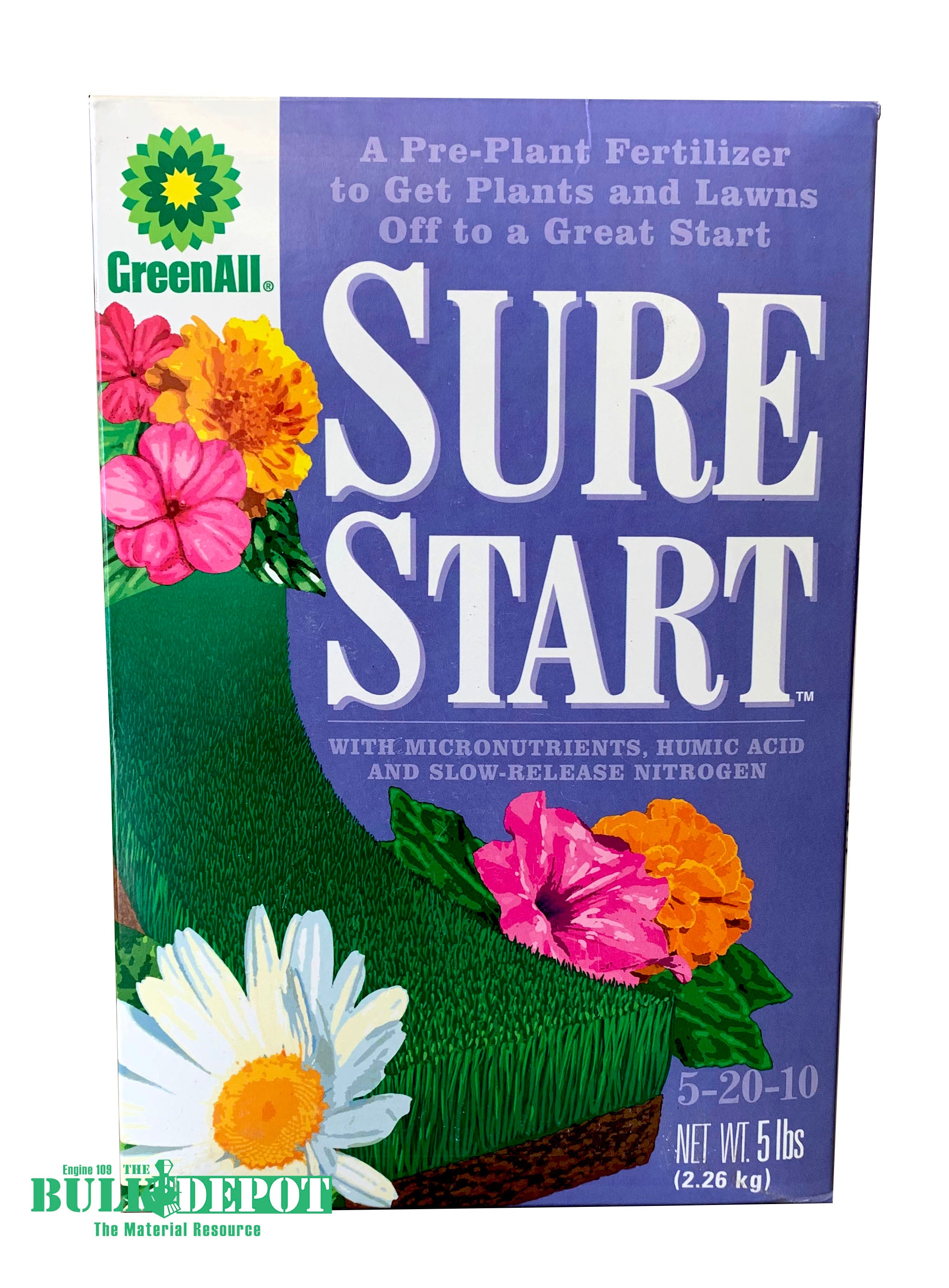 bulk plant fertilizer GreenAll 435 Sure Start Pre-Plant Fertilizer 5-20-10 5lb