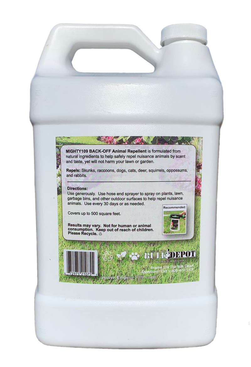 MIGHTY109 BACK-OFF Animal Repellent - 1 Gallon