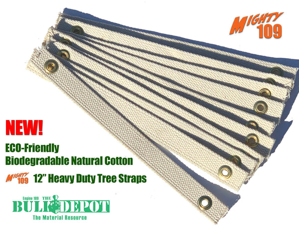 MIGHTY109 Biodegradable 12 Inch Tree Straps, 10 Pack