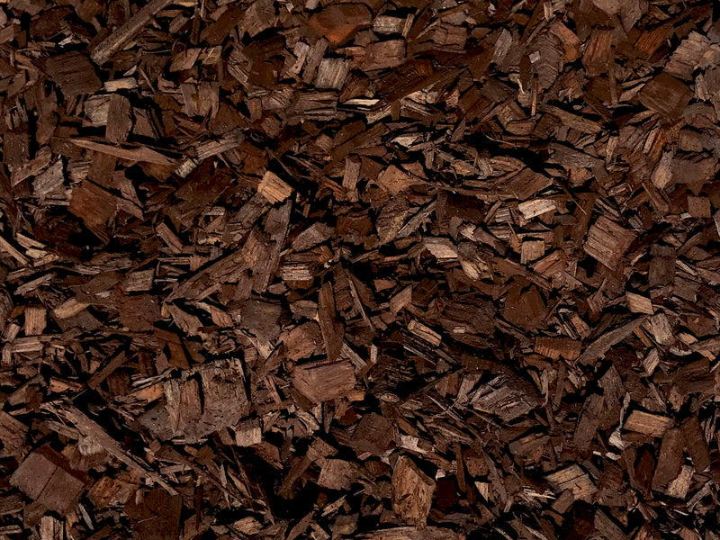 Moose Mulch - Mantillo de astillas de madera de color marrón de primera calidad - 42 cuartos