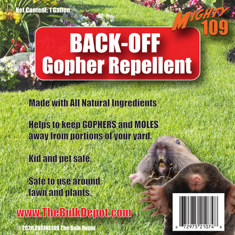 Gopher Stop BACK-OFF Gopher Repellent - 1 Gallon