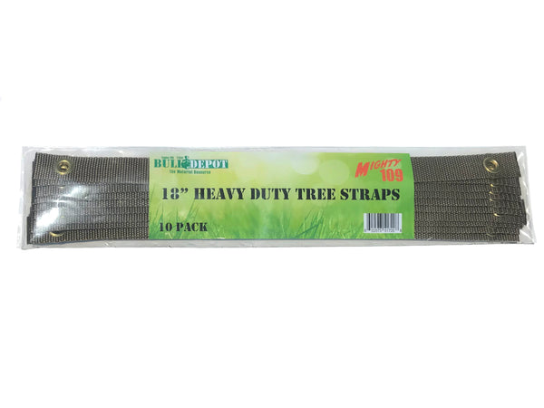 10 Pack Mighty 109 18" Heavy Duty Tree Straps
