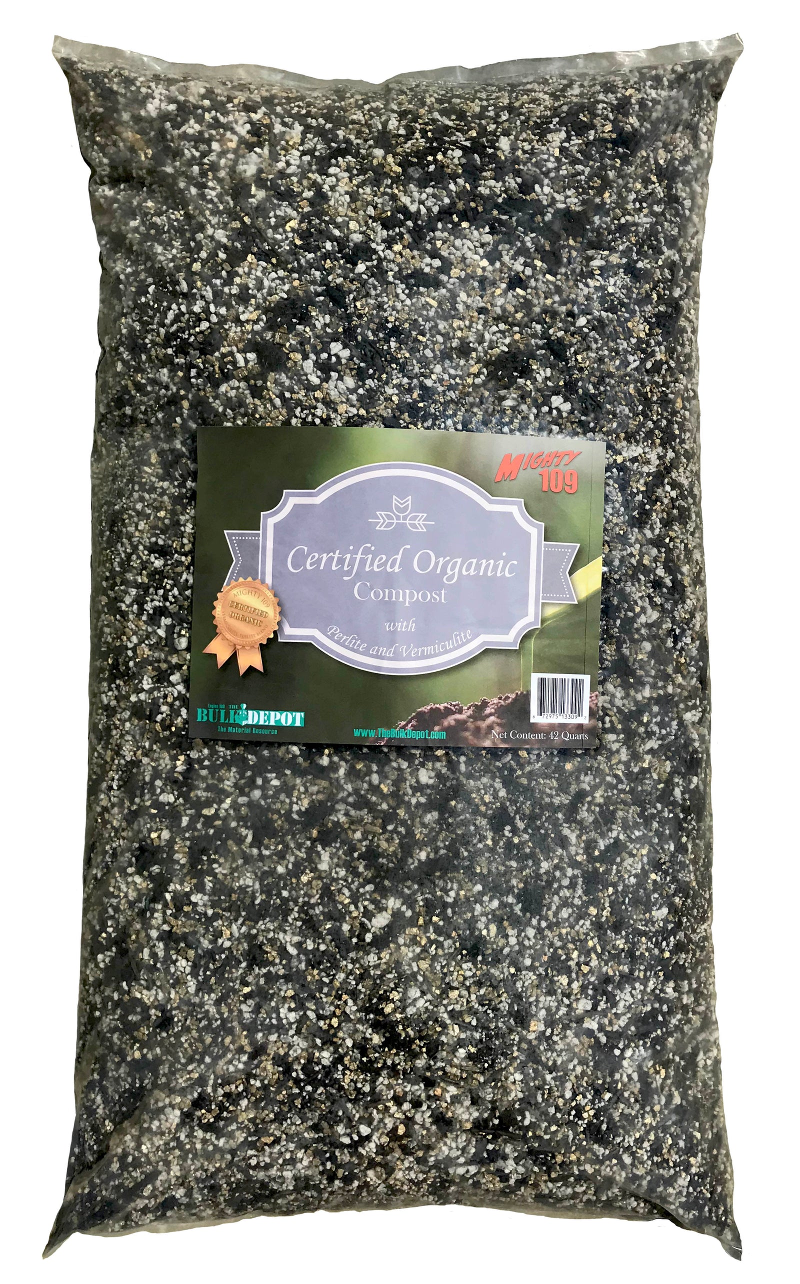 MIGHTY 109 Certified Organic Compost with Perlite and Vermiculite 42 Q
