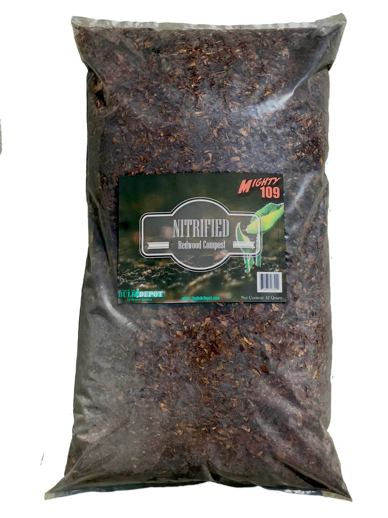 MIGHTY109 Nitrified Redwood Compost, 42 Quarts