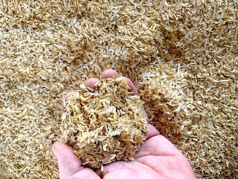 Fiber Rice Hull MIGHTY109 Rice Hulls - Enhances Soils, Environmentally Friendly. 48 Qu