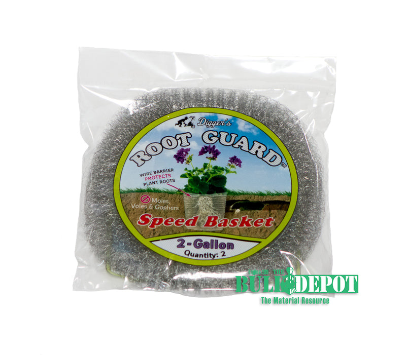 BULK RootGuardTM 2-Gallon Speed Baskets, Gopher Wire Baskets (72 Baskets Total)