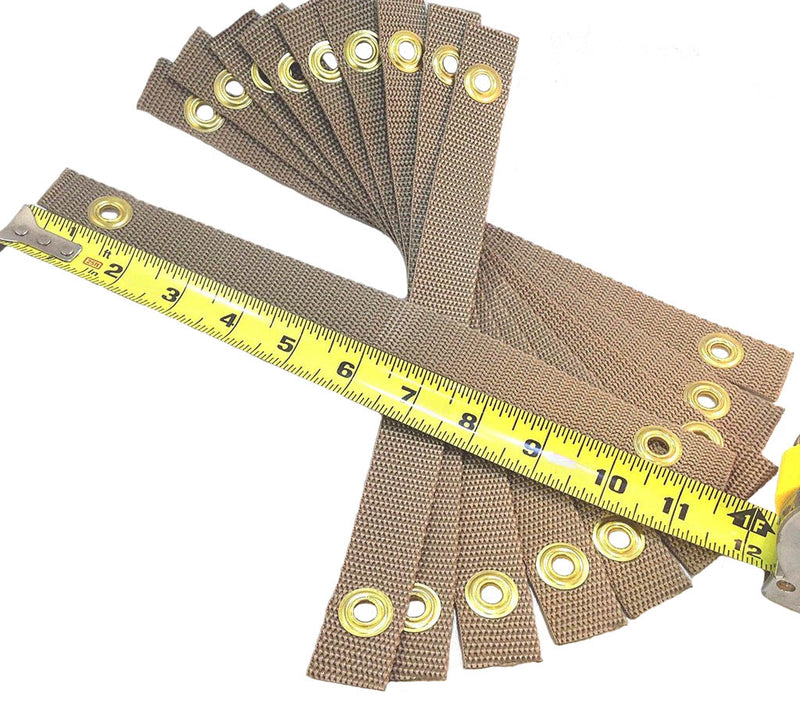 MIGHTY109 Correas resistentes para árboles de 12 pulgadas, paquete a granel - 100 correas para árboles