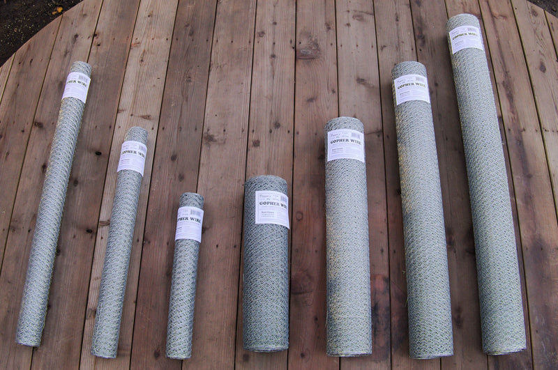 Rollo de alambre de tuza de 5 pies x 100 pies (500 pies cuadrados) RootGuardTM de Digger